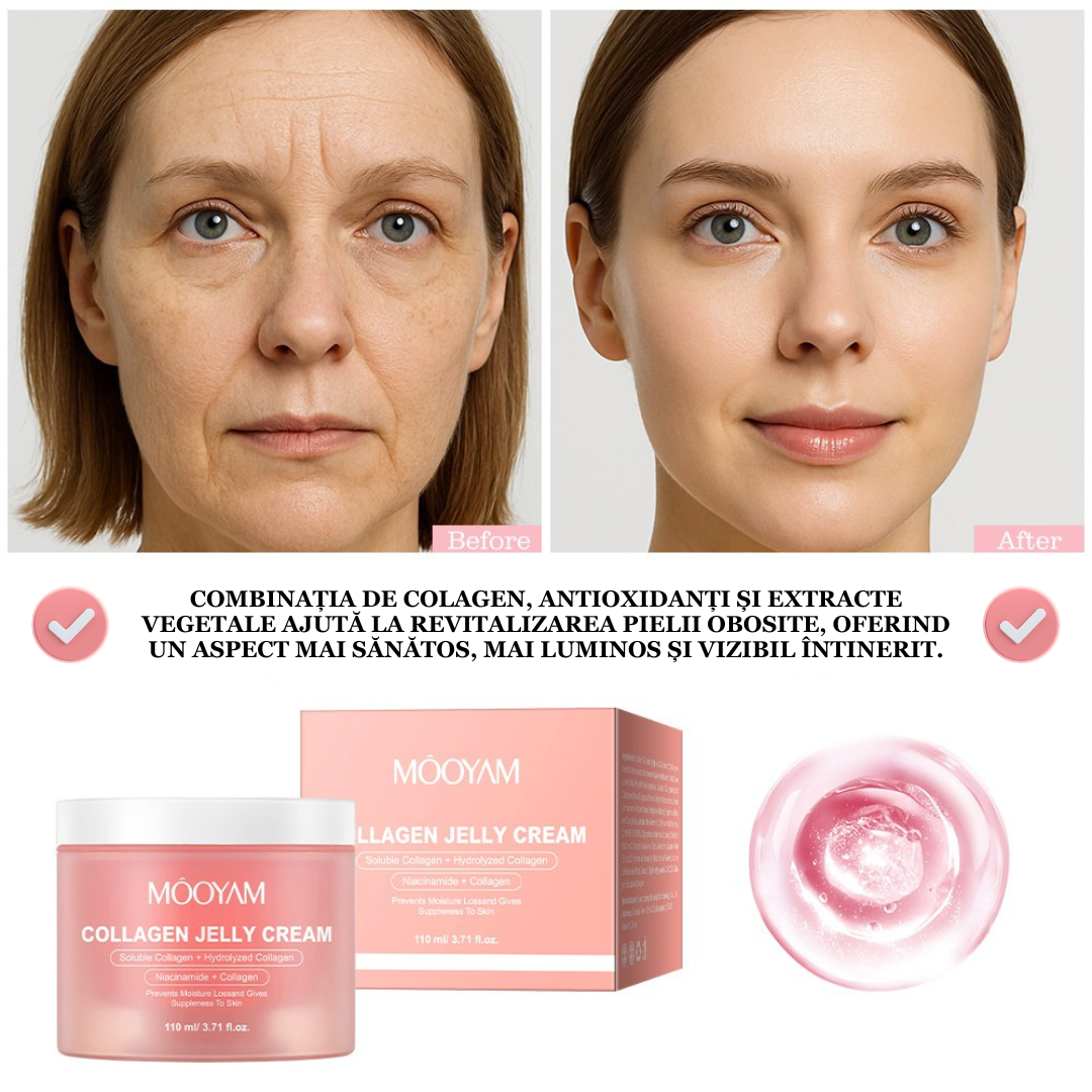 Cremă Jelly cu Colagen – Hidratare Intensă și Efect Anti-Îmbătrânire