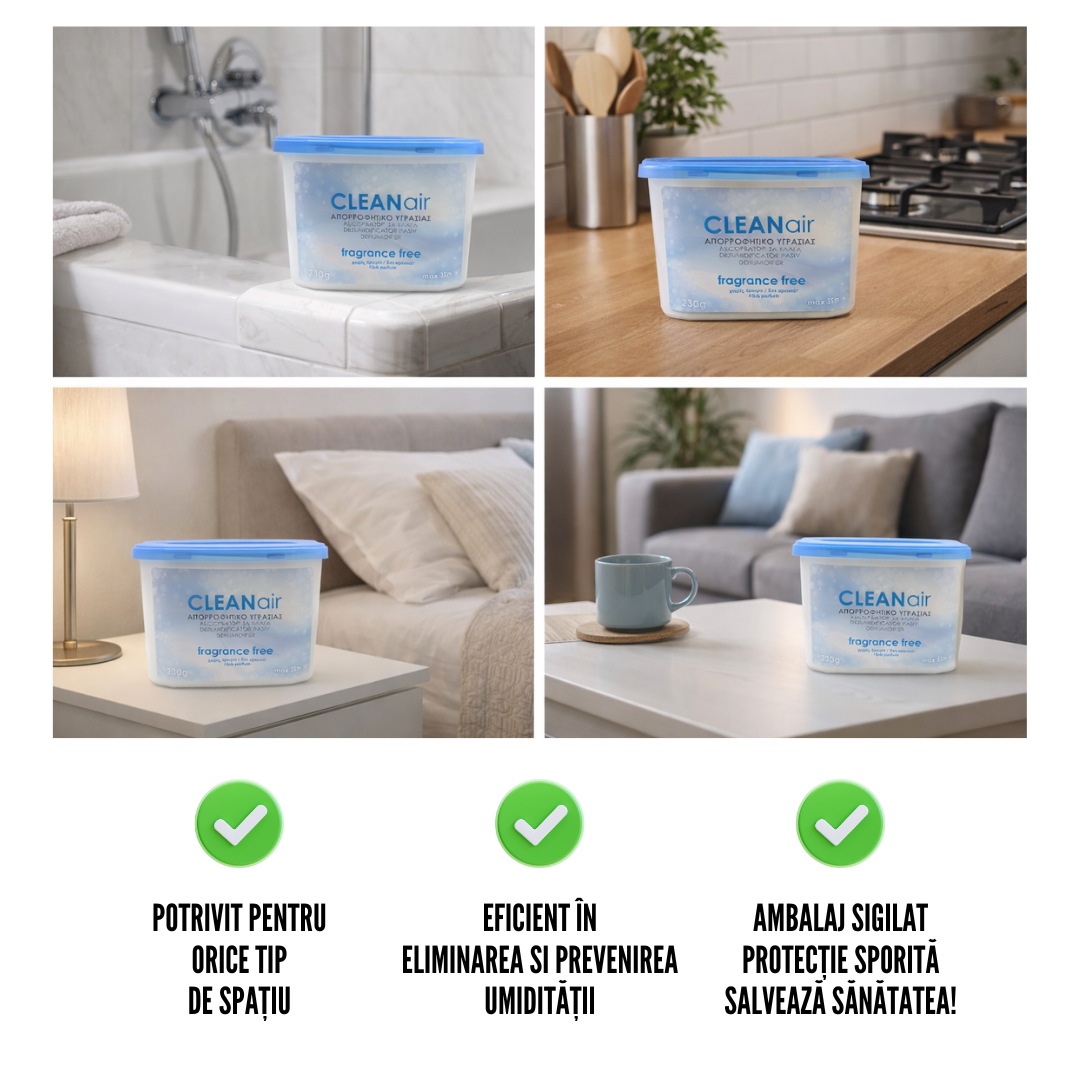 CleanAIR - Cutie care Elimină Umiditatea!